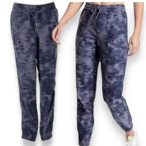 Athleta Farallon Printed Jogger Purple Blue Tie Dye Women’s Size 0